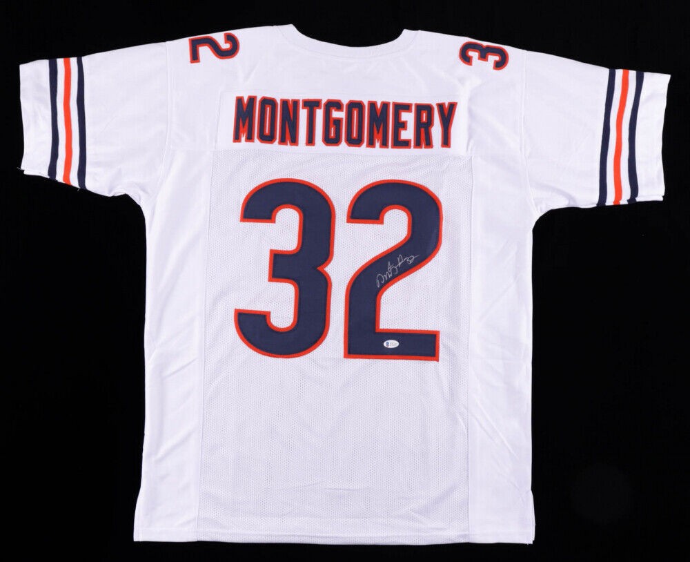 David Montgomery Autographed Signed Chicago Bears Jersey (Beckett COA) R.B.  From Iowa State