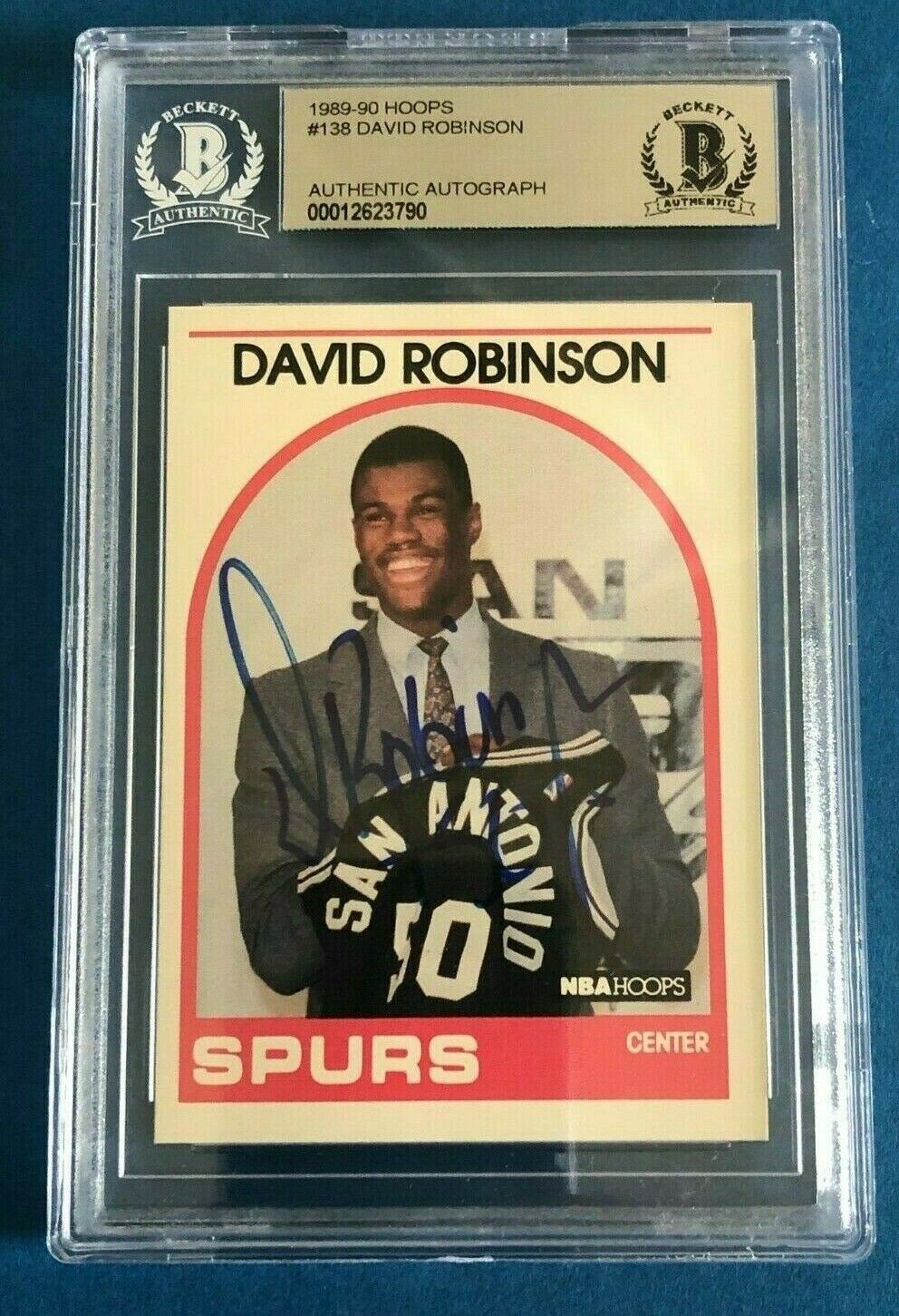 david robinson autographed signed