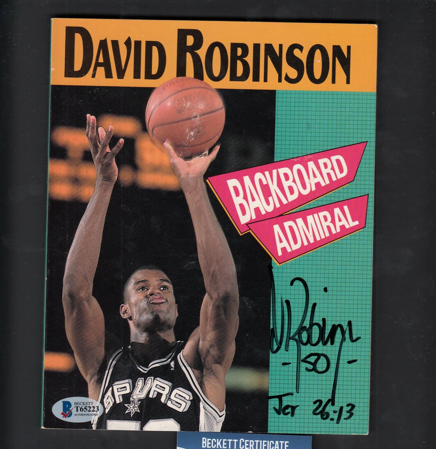 David robinson signed basketball clearance