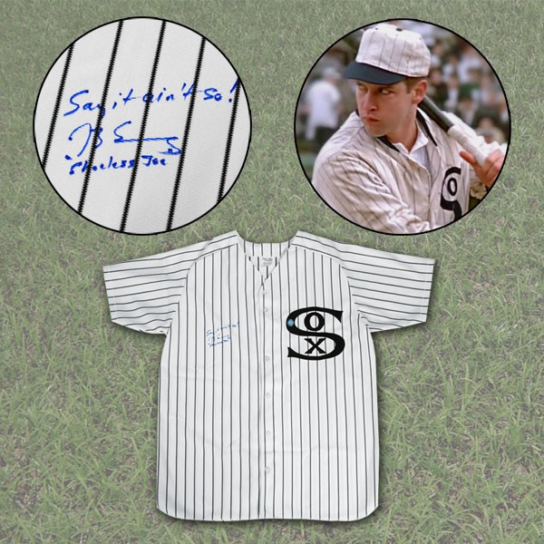 DB Sweeney Autographed Signed Chicago Black Sox Joe Jackson Jersey