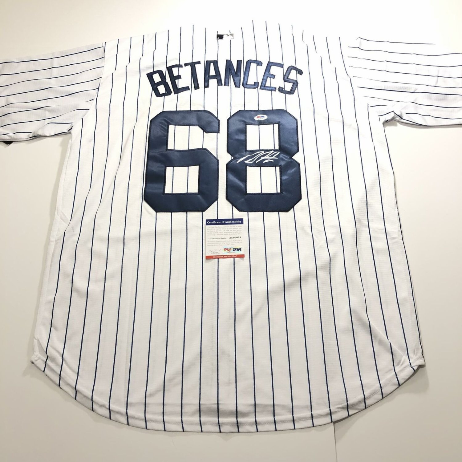 Dellin Betances Signed Yankees Jersey at 's Sports Collectibles Store