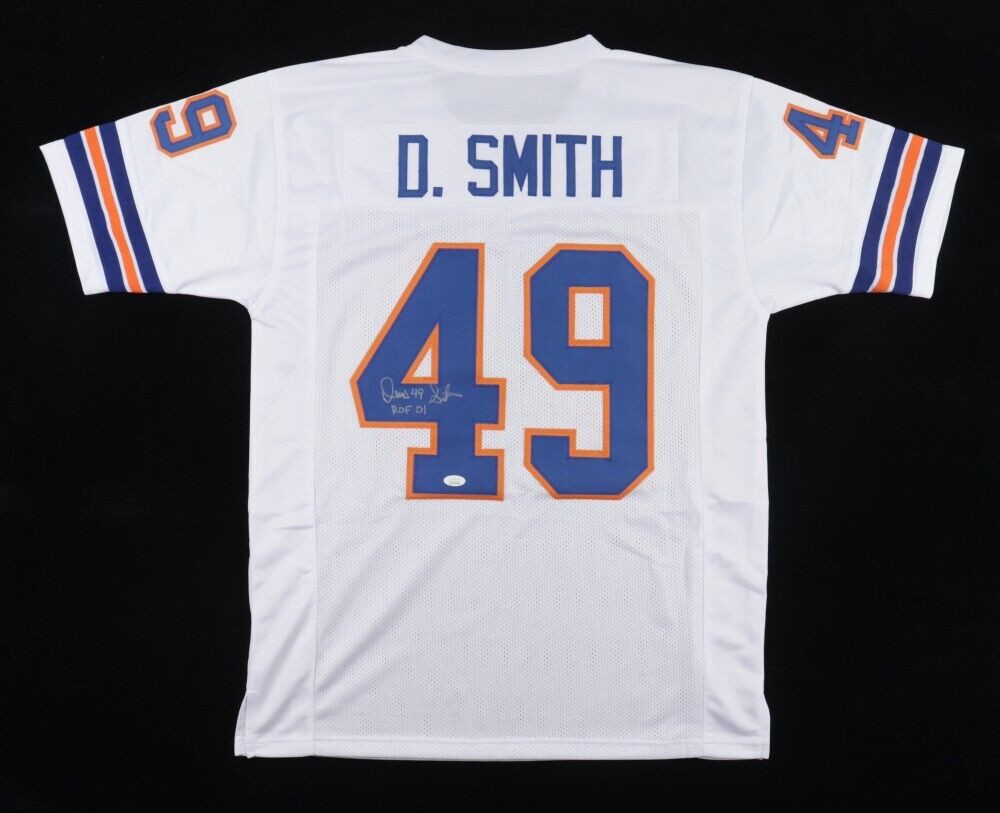 Dennis Smith Autographed Signed Denver Broncos White Home Jersey