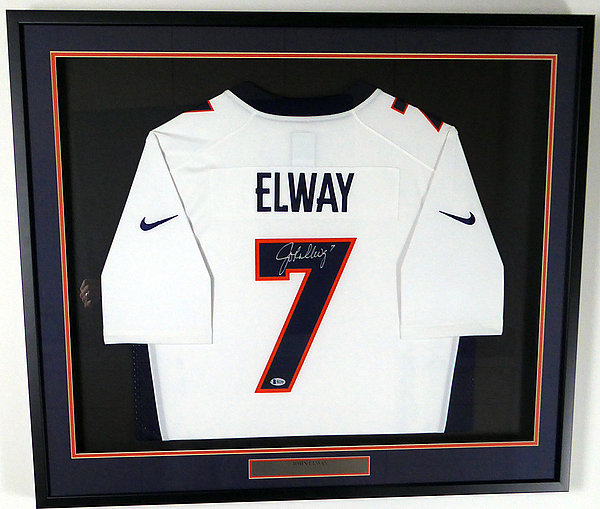 Framed broncos jersey clearance