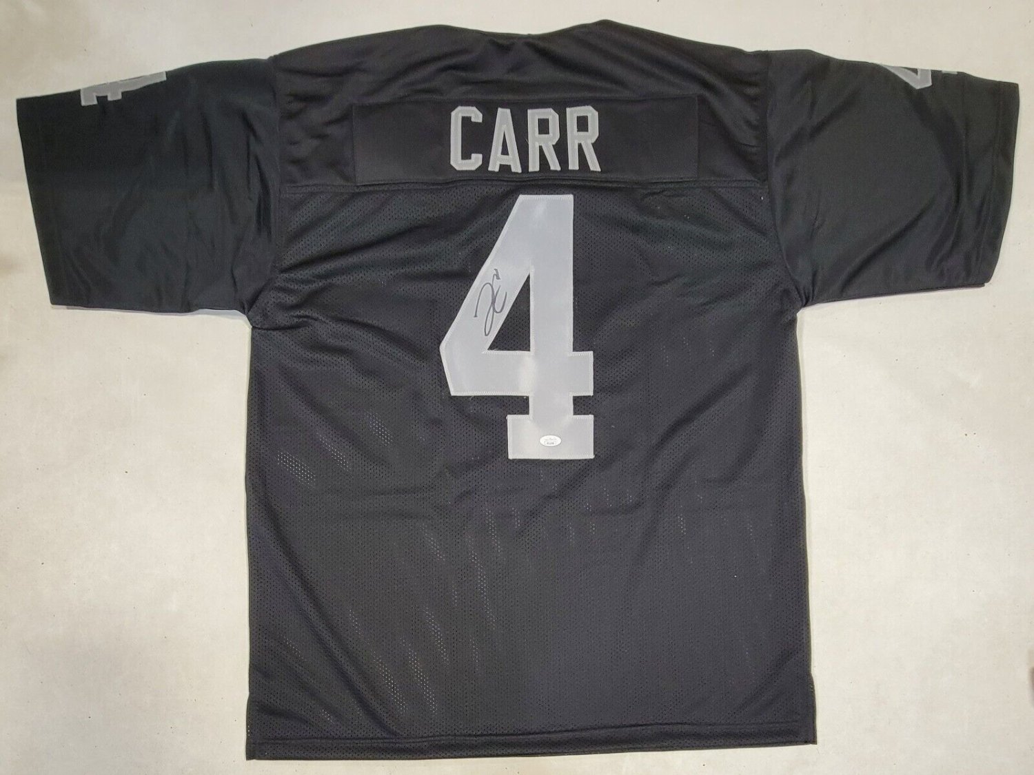 Derek Carr Autographed Signed Pro Style Xl Jersey W/ JSA COA