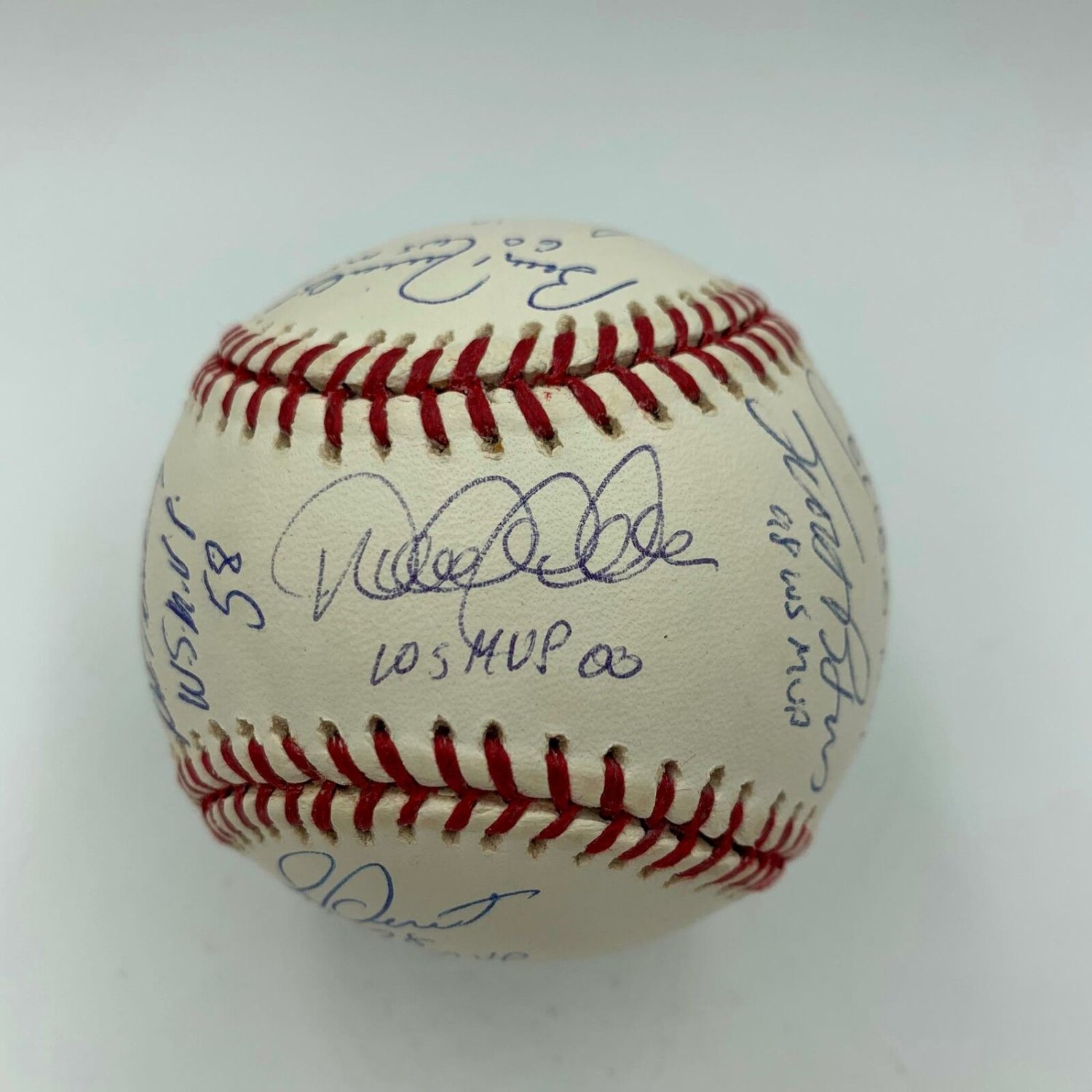 Derek Jeter Autographed Signed & Mariano Rivera Yankees World
