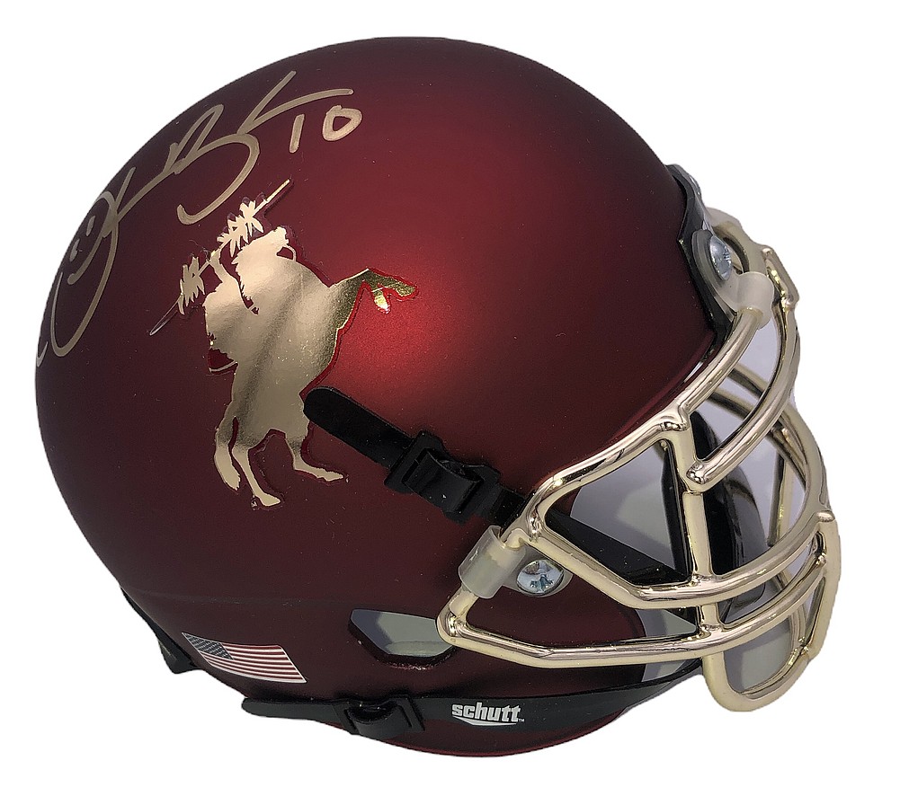 Derrick Brooks Autographed Signed Florida State Seminoles Schutt  Unconquered Mini Helmet - JSA Authentic