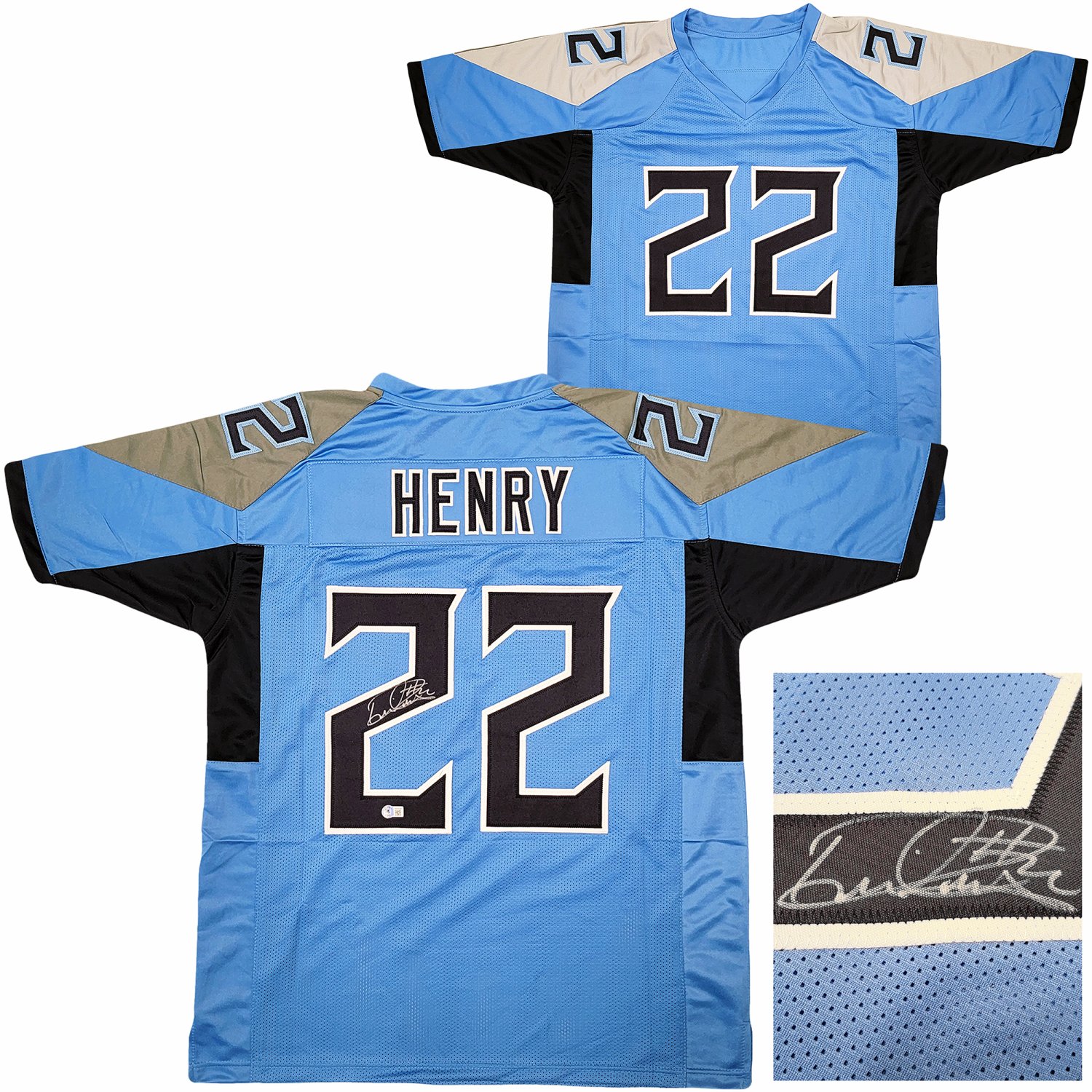 Derrick Henry Autographed and Framed Tennessee Titans Jersey