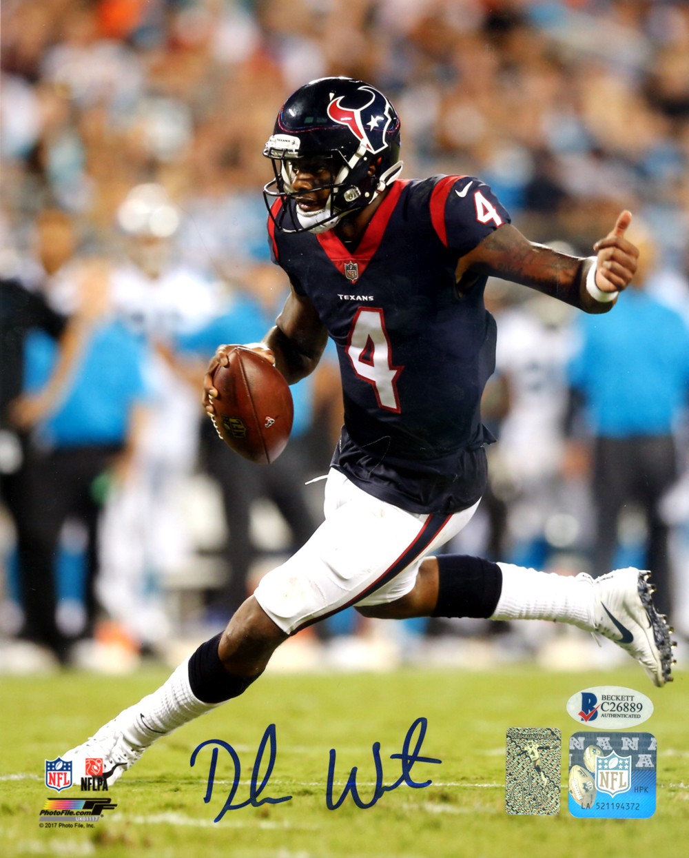 Deshaun Watson Autographed Signed 8x10 Photo Houston ...