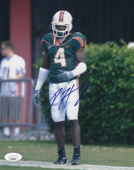 Devin Hester Autographed Signed 8X10 Miami Hurricanes Photo JSA - Autographs