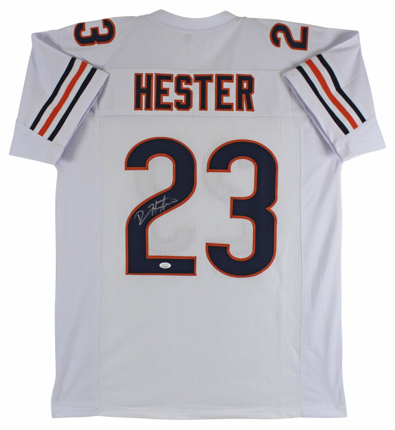 Devin Hester Autographed Signed Authentic White Pro Style Jersey