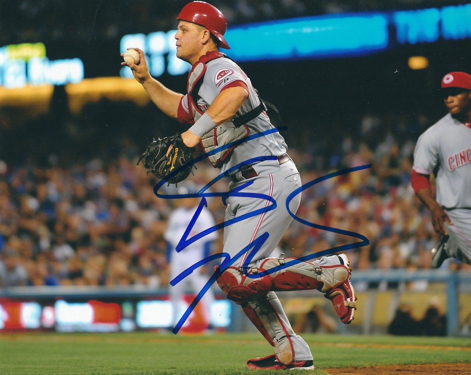 Cincinnati Reds - Autographed Signed Photograph co-signed by