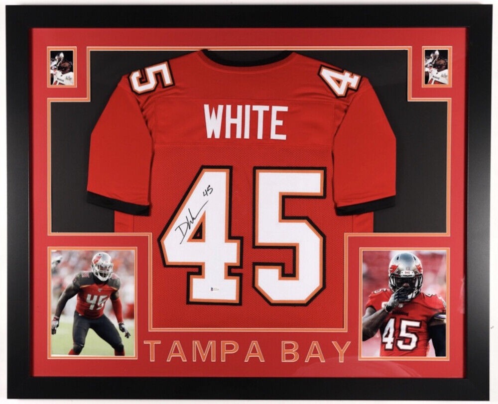 footballcollectible Devin White Autographed Tampa Bay Buccaneers Jersey