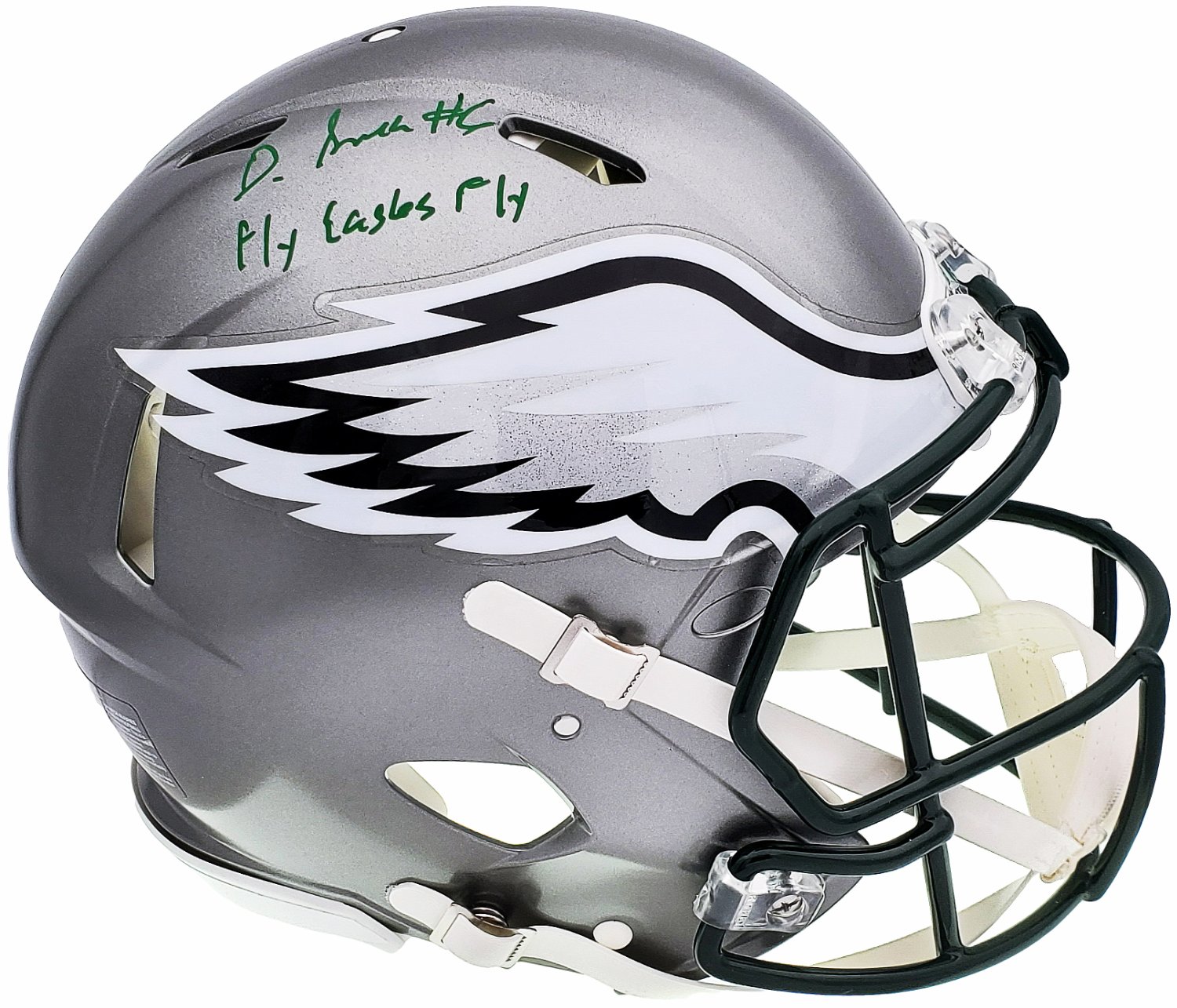 Devonta Smith Autographed Signed Philadelphia Eagles Flash Silver