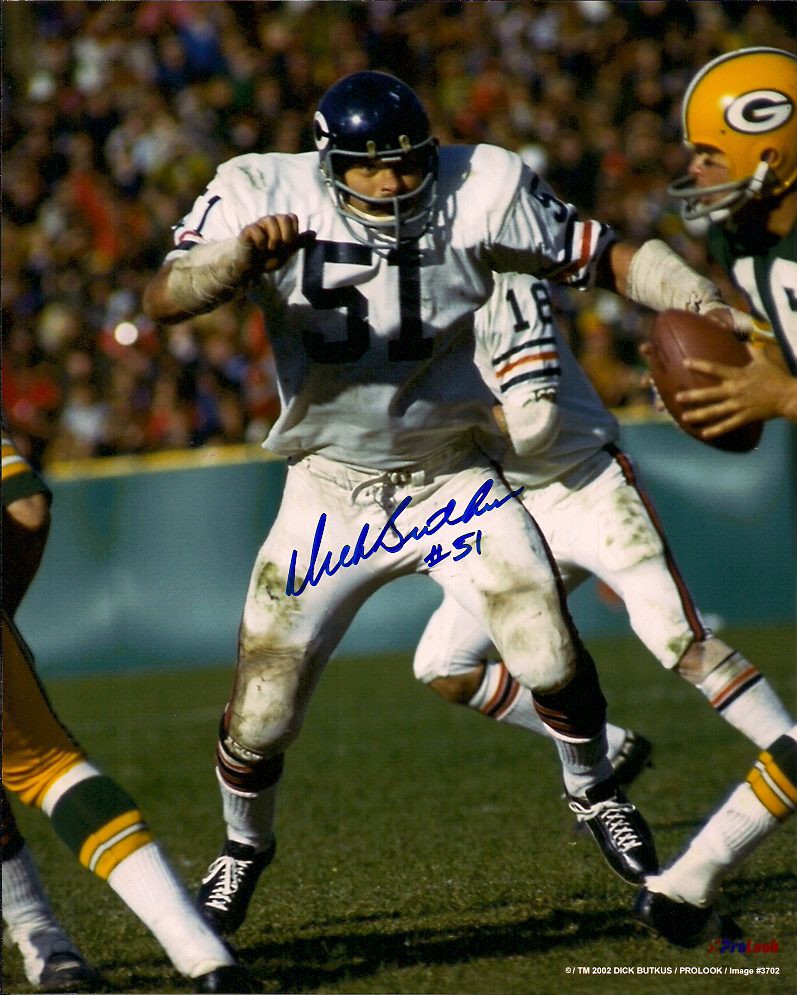 Dick Butkus Autographed Signed 8X10 Photo - Chicago Bears - Autographs