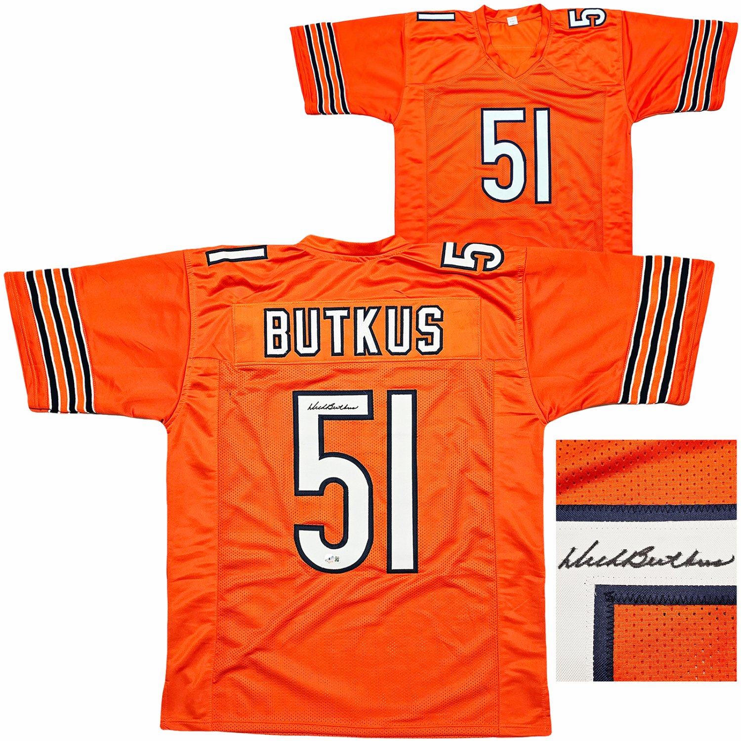 Dick Butkus Autographed and Framed Chicago Bears Jersey