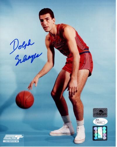 Dolph Schayes Autographed Signed Auto Philadelphia 76ers Syracuse