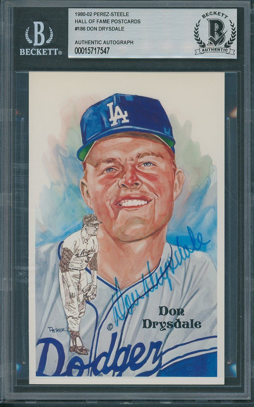 Don Drysdale Autographed Memorabilia  Signed Photo, Jersey, Collectibles &  Merchandise