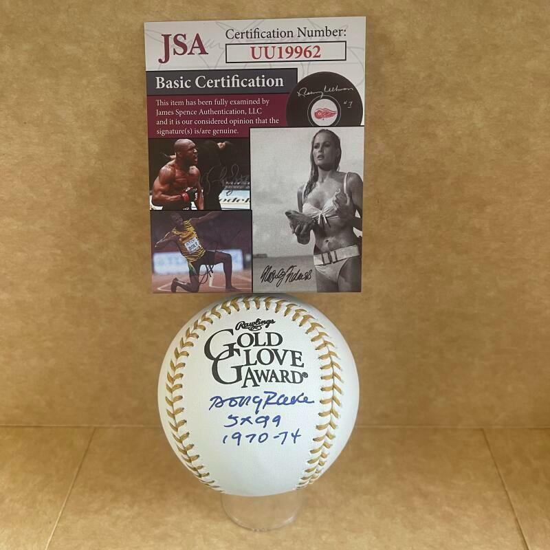 Doug Rader Autographed Signed Astros 5X Gg 1970-74 Gold Glove Baseball JSA