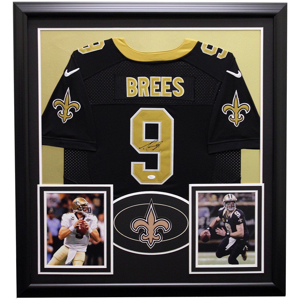 Drew Brees New Orleans Saints Framed Autographed Signed Jersey JSA