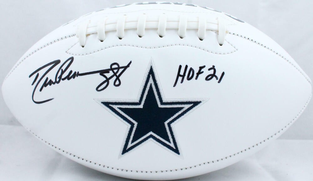 Drew Pearson Autographed Signed Cowboys Logo Football With HOF