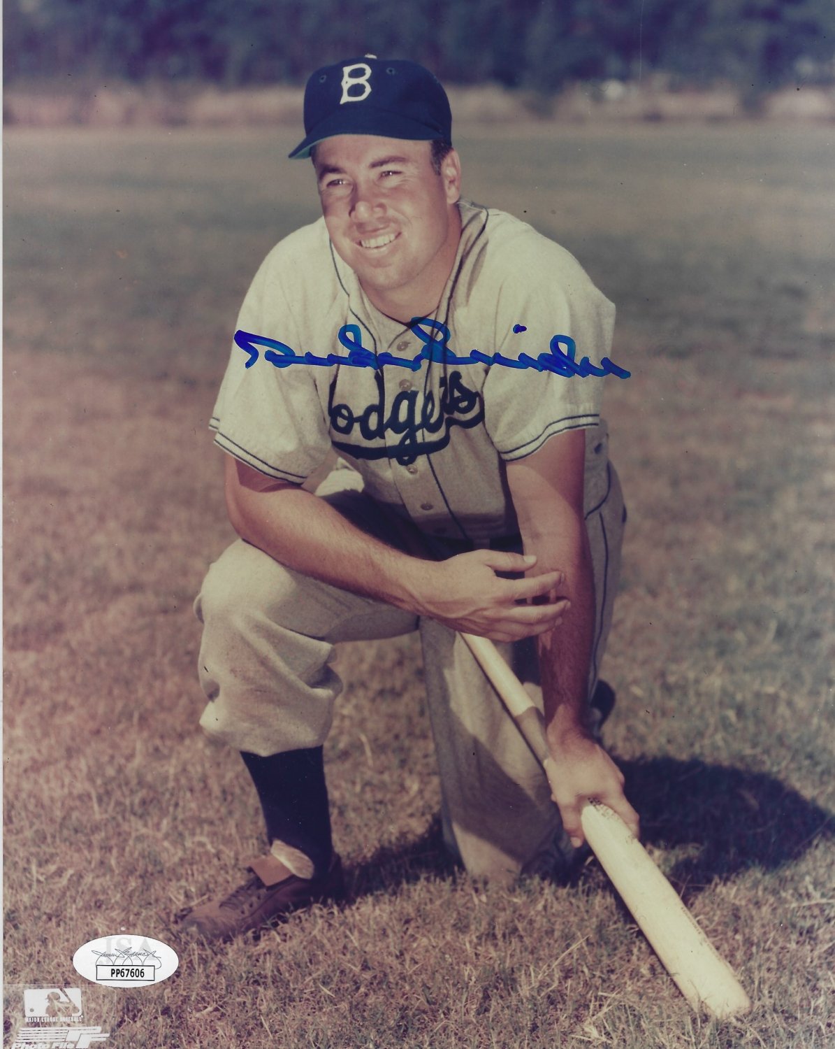 Duke Snider Autographed/ Original Signed 8x10 Brooklyn Dodgers Photo 