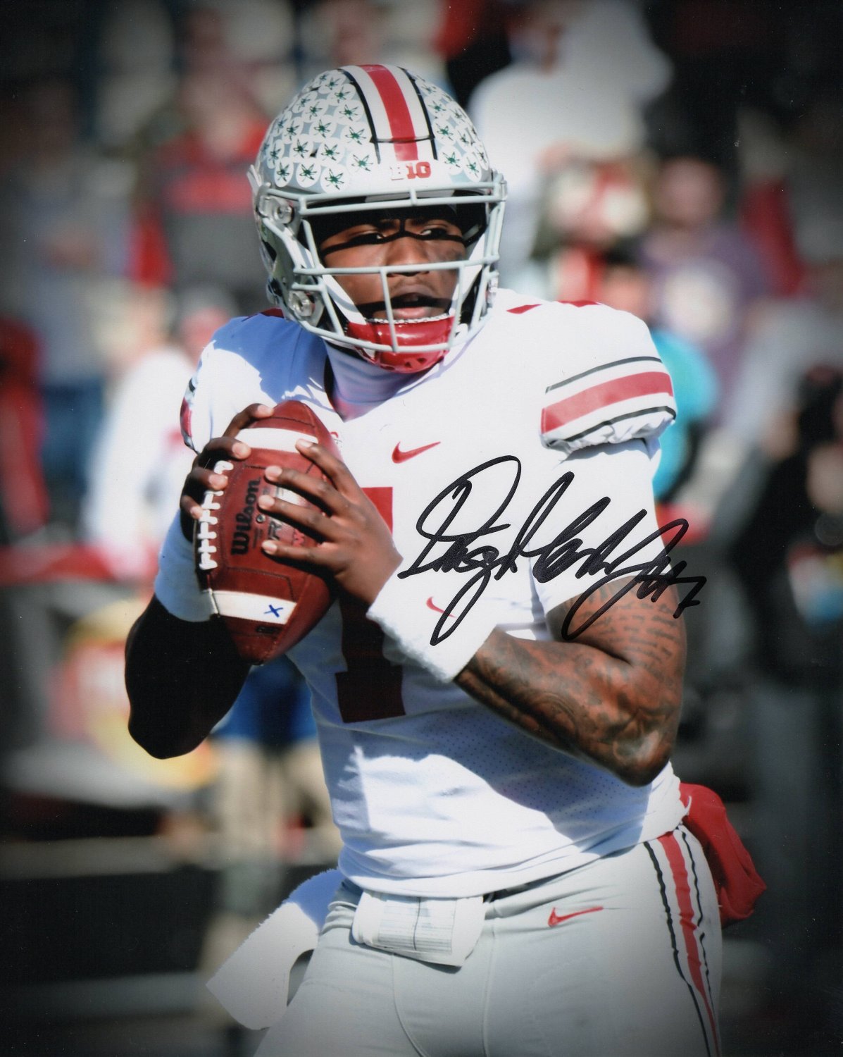 Dwayne Haskins, Ohio state buckeyes, autograph jersey www