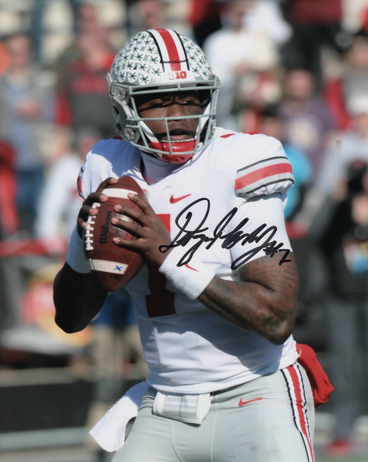 Dwayne Haskins Ohio State Buckeyes 8-4 8x10 Autographed Signed Photo -  Certified Authentic