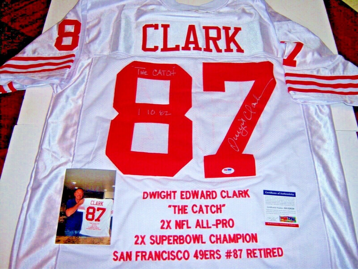 dwight clark 49ers jersey