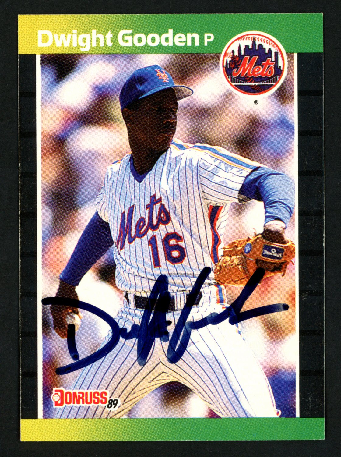 Dwight Doc Gooden Autographed Signed 1989 Donruss Card 270 New York