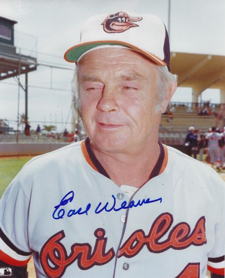 Earl Weaver Autographed Signed HOF'r 8X10 Baltimore Orioles Photo -  Autographs