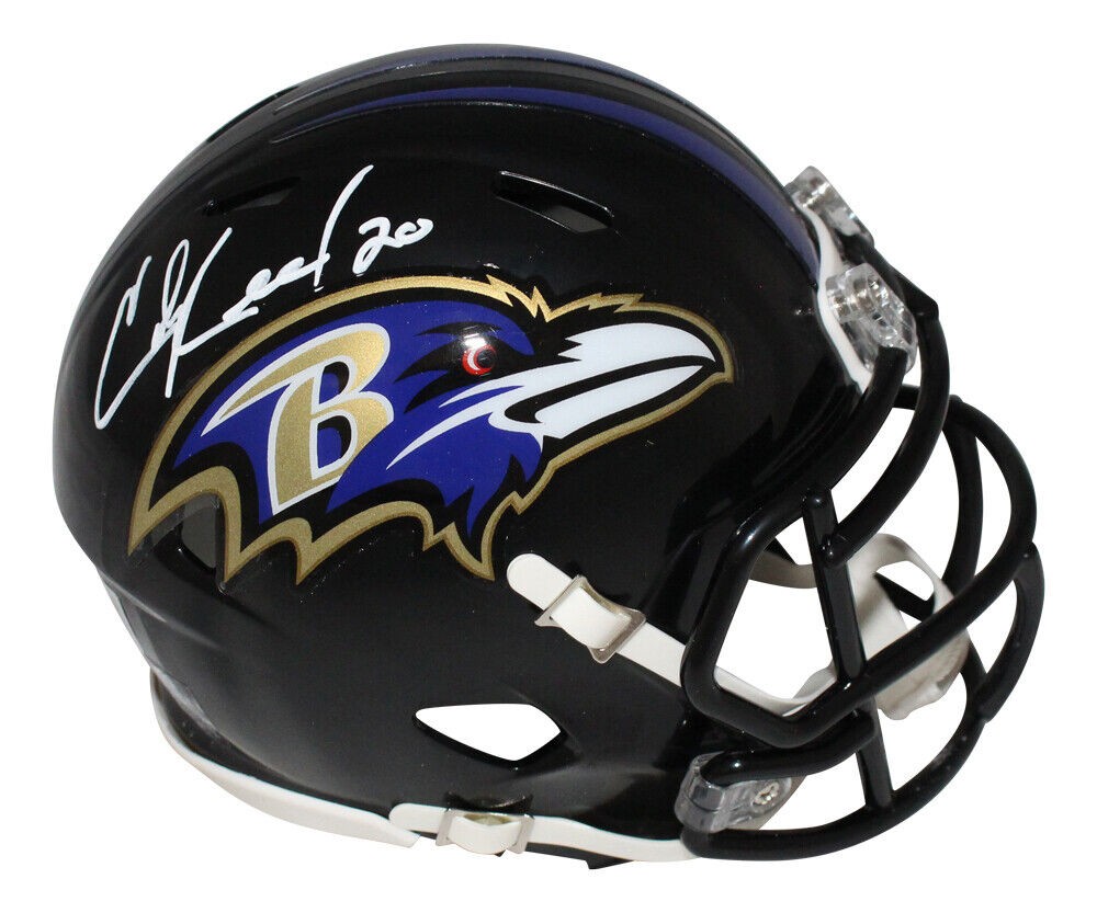 Ed Reed Autographed Signed Baltimore Ravens Speed Mini Helmet Beckett