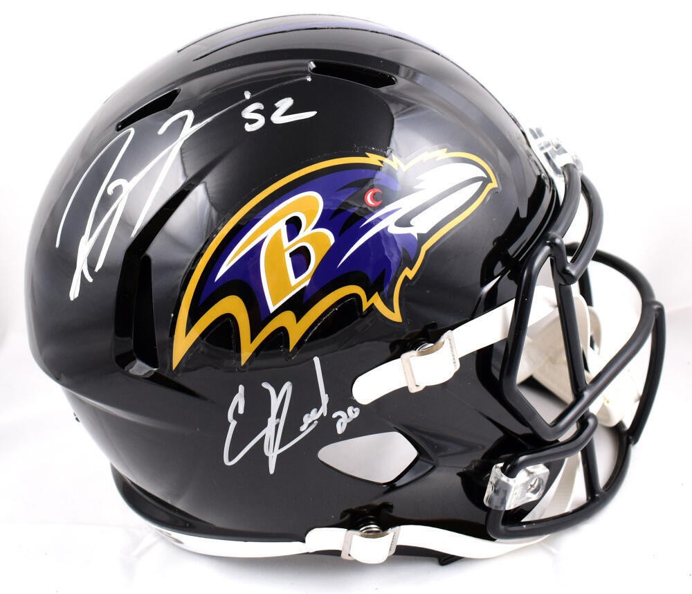 Ed Reed Signed Baltimore Ravens Speed Authentic Football Helmet - The  Autograph Source