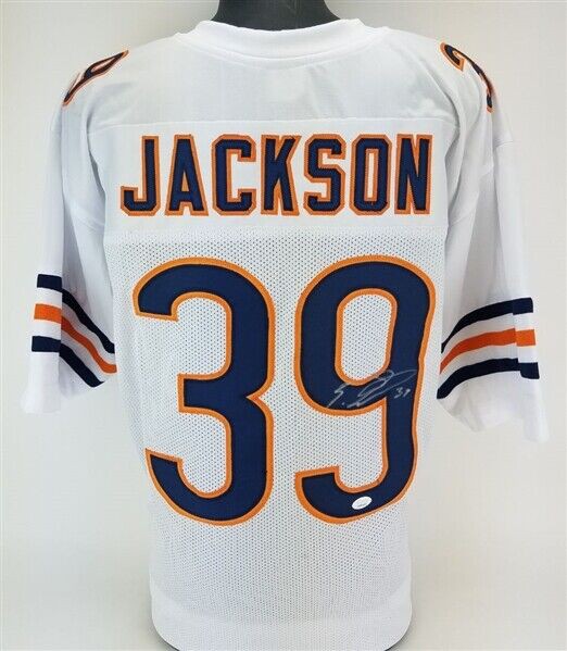 Eddie Jackson Autographed Signed Bears Jersey (JSA COA) Chicago 2017 4Th Rd  Pick / Bama D B