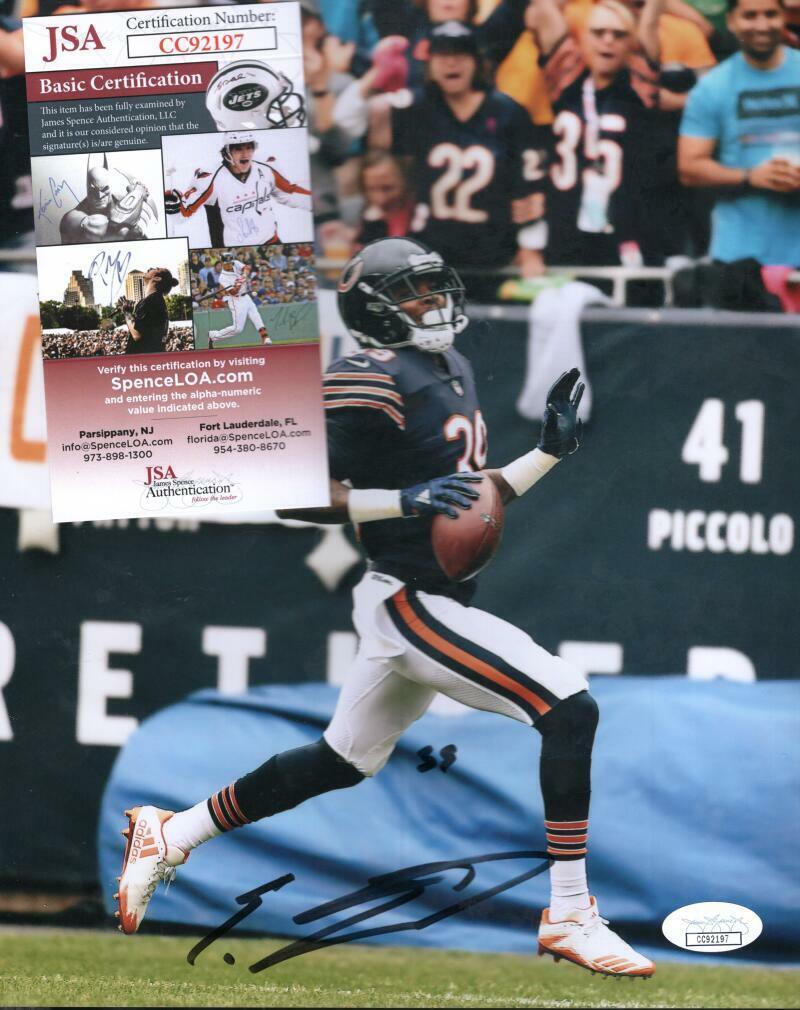 Eddie Jackson Autographed Signed Chicago Bears JSA Photo JSA