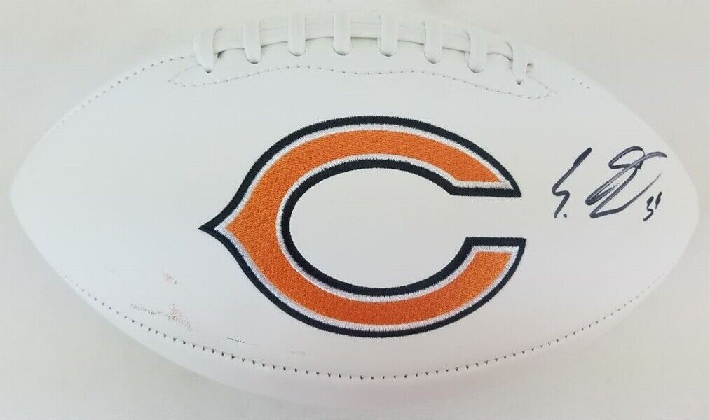 Eddie Jackson Autographed Signed Chicago Bears Logo Football (JSA Bowl Free  Safety