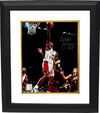 Eddie Johnson Autographed Signed Houston Rockets 8x10 Photo Custom ...
