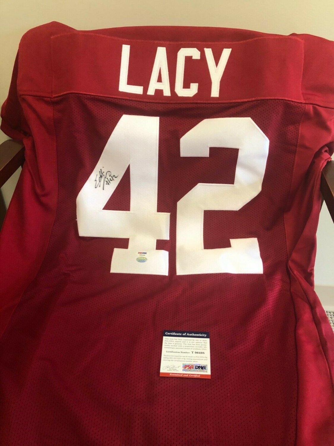 eddie lacy signed jersey