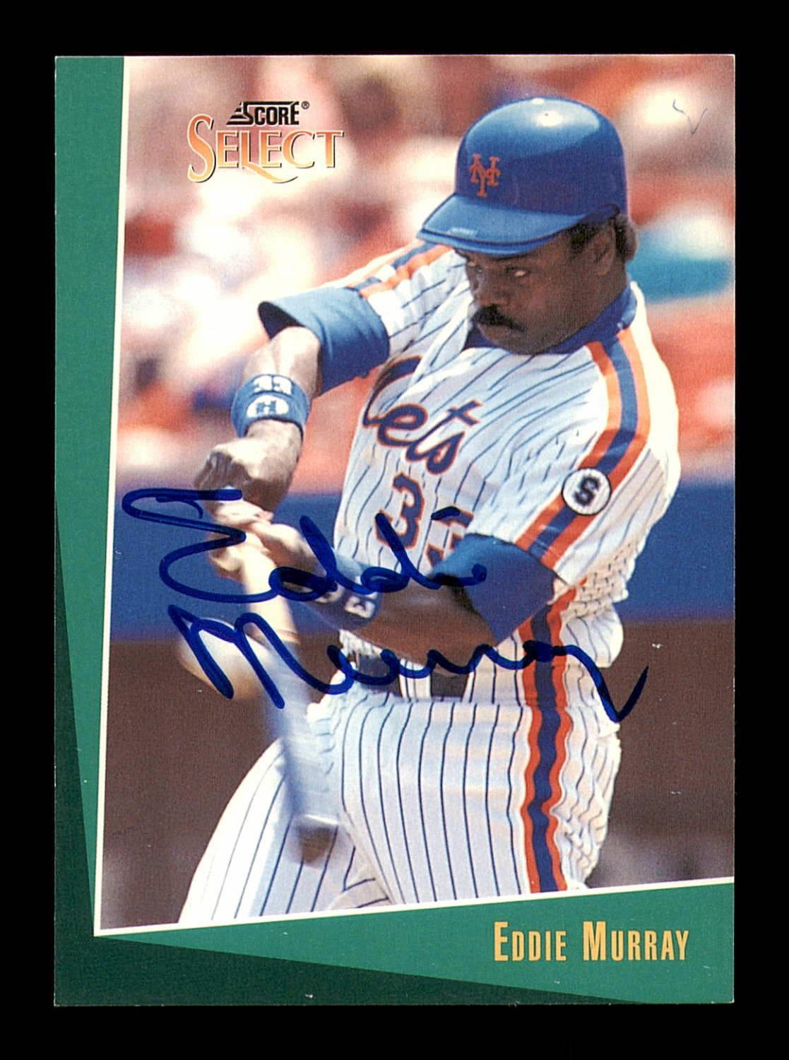 Eddie Murray Autographed Signed 1993 Score Select Card #29 New