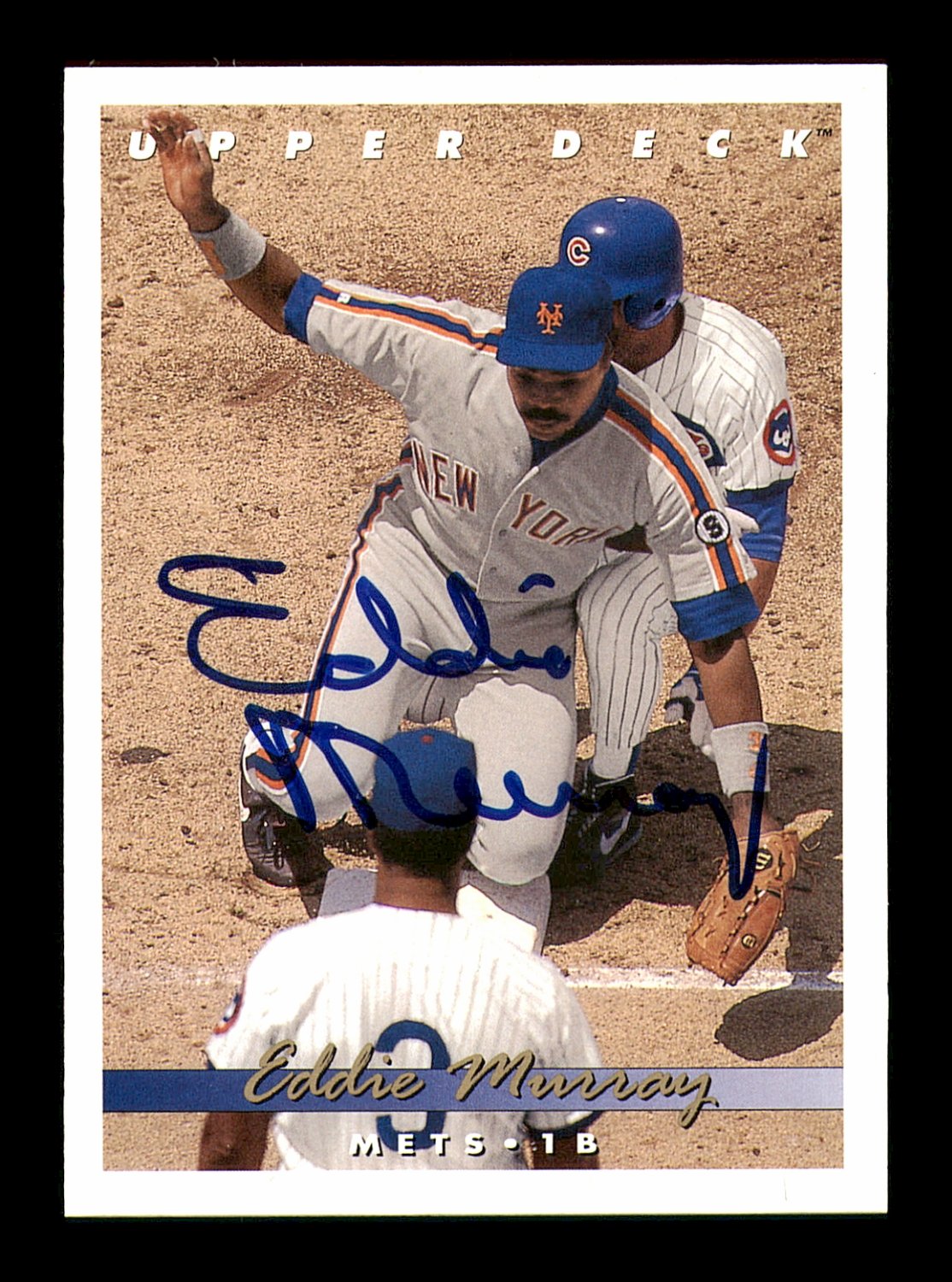 Eddie Murray Autographed Signed 1993 UDA Card #115 New York Mets