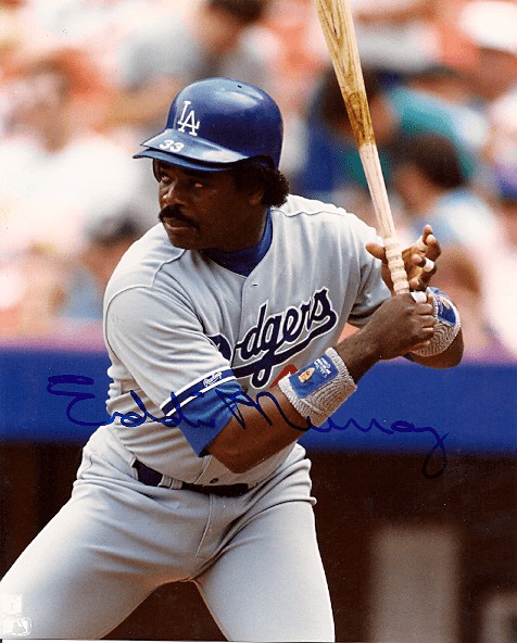 Eddie Murray Autographed Signed Los Angeles Dodgers Photo - Autographs