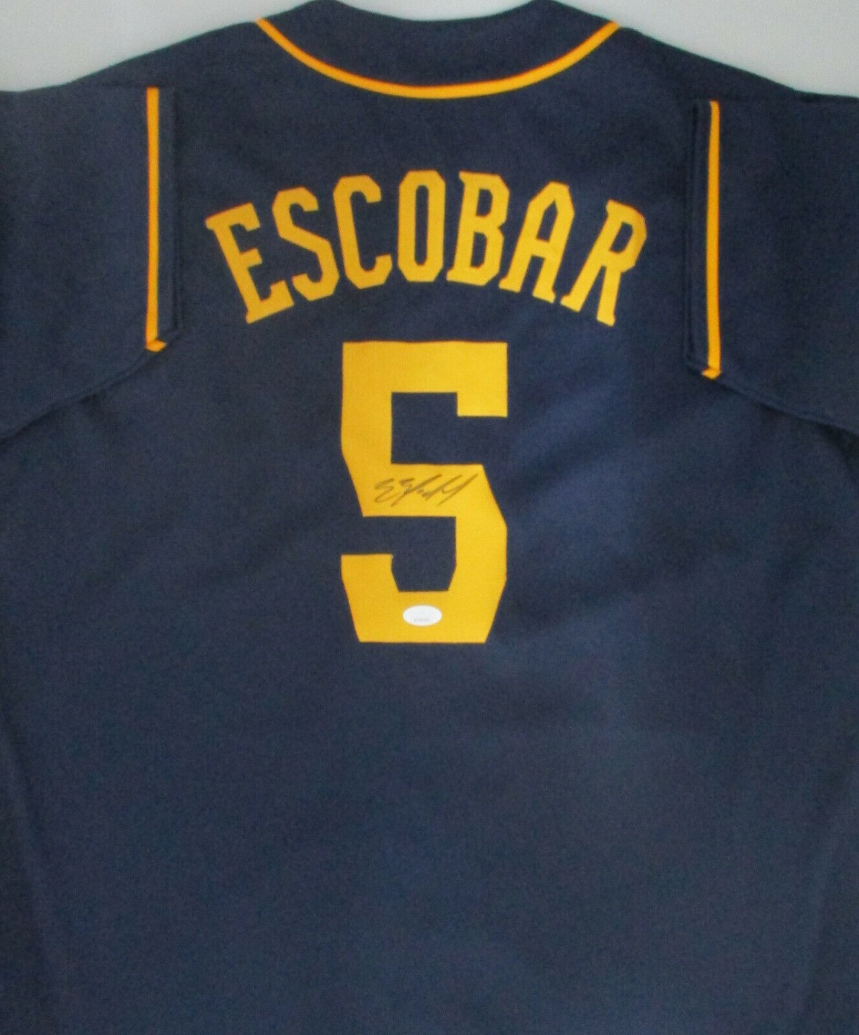 Eduardo Escobar New York Mets Autographed Jersey JSA Certified