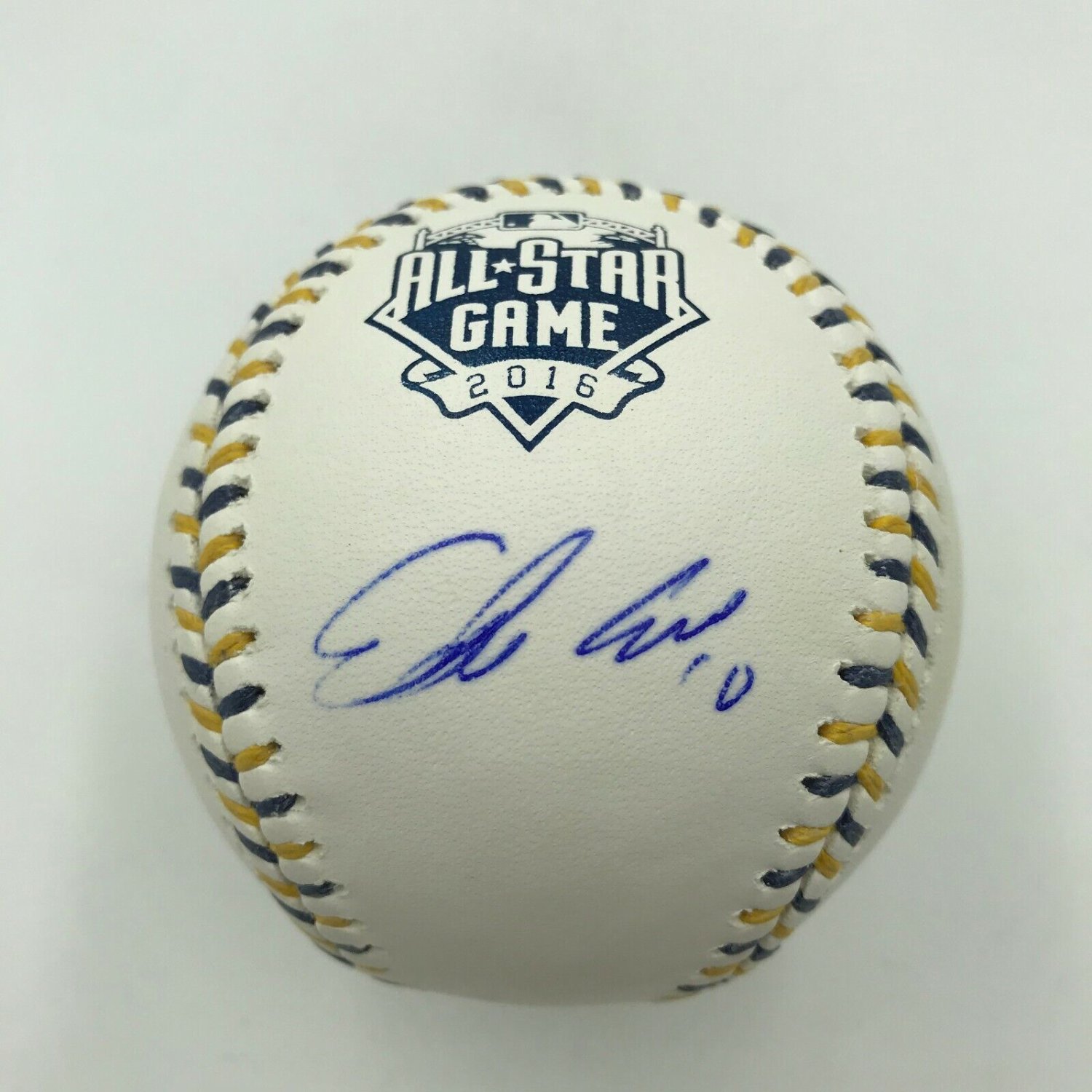 Edwin Encarnacion Autographed Signed Official 2016 All Star Game Baseball  JSA COA Yankees