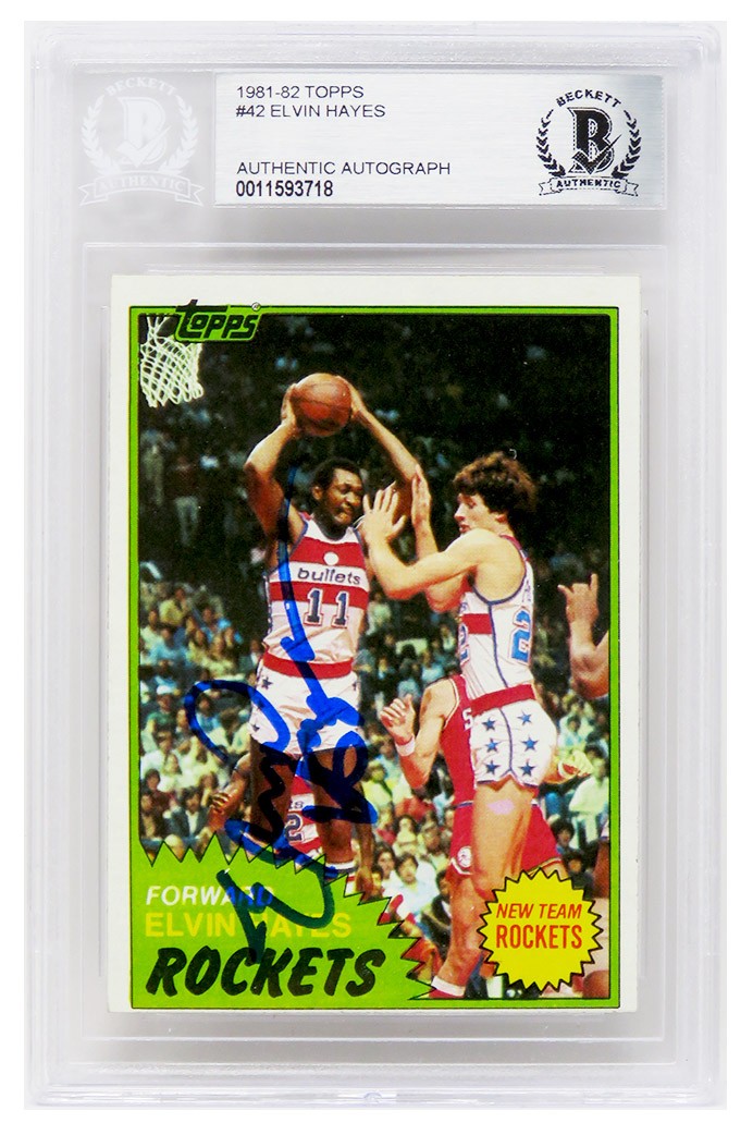 elvin hayes autograph