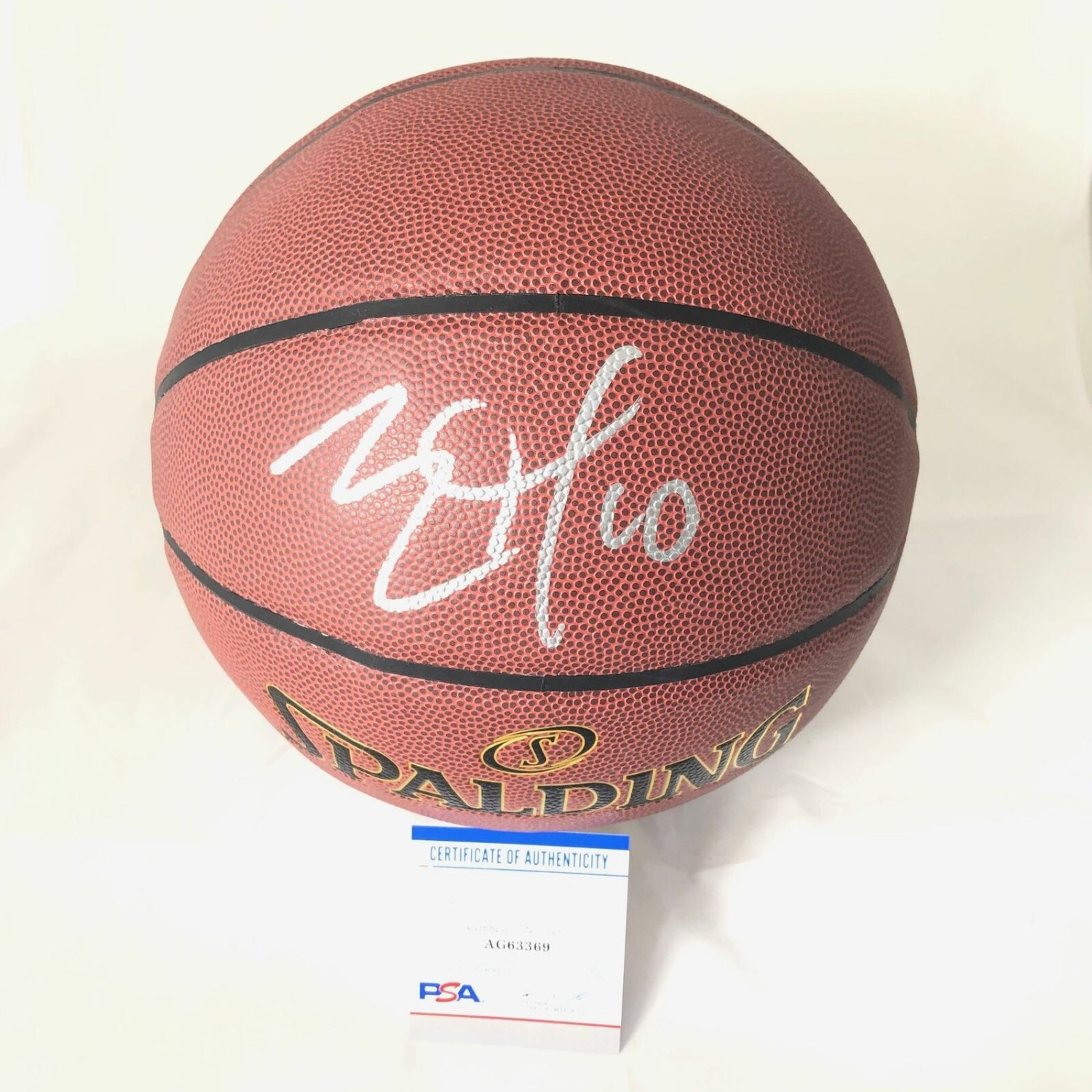 signed basketball
