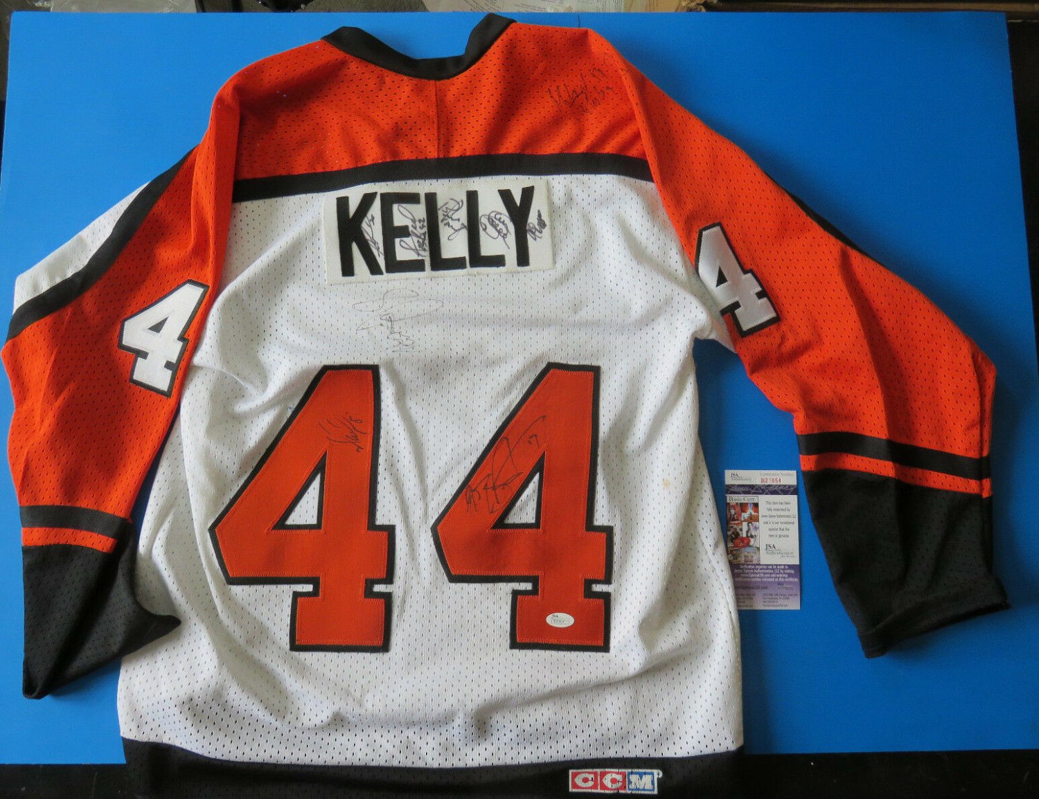 eric lindros signed flyers jersey