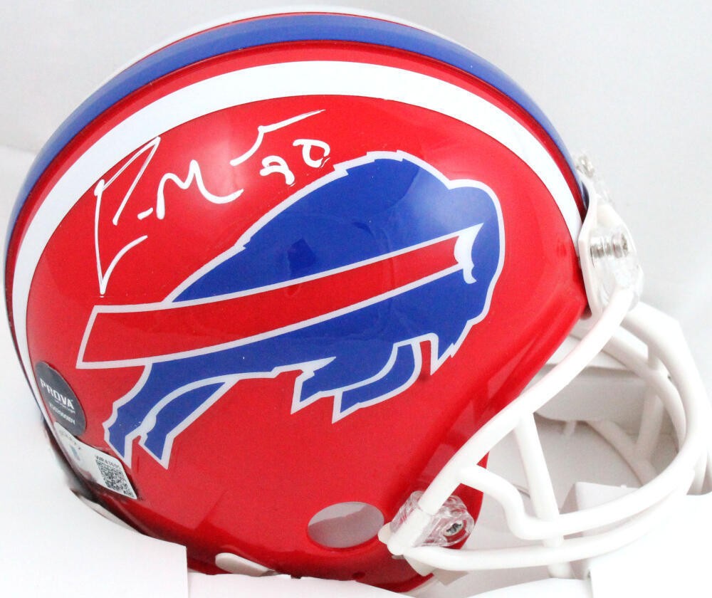 Eric Moulds Autographed Signed Buffalo Bills 87-01 Mini Helmet-Beckett W  Hologram