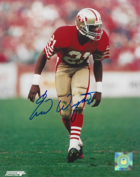 Eric Wright Autographed Signed 8X10 San Francisco 49'Ers Photo - Autographs