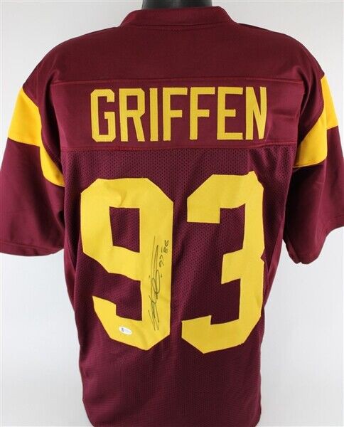 Everson Griffen Autographed Signed Usc Trojans Jersey  Inscribed'Bg''(Beckett COA) Dallas De