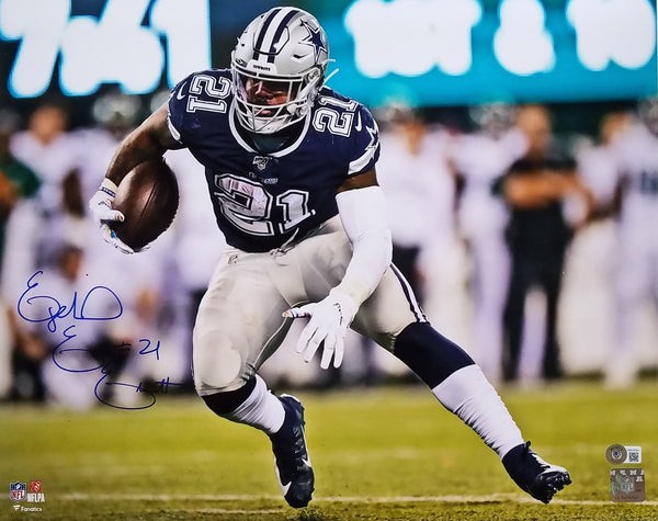 Ezekiel Elliott Autographed Signed Dallas Cowboys 16X20 Photo Beckett  Witnessed #7