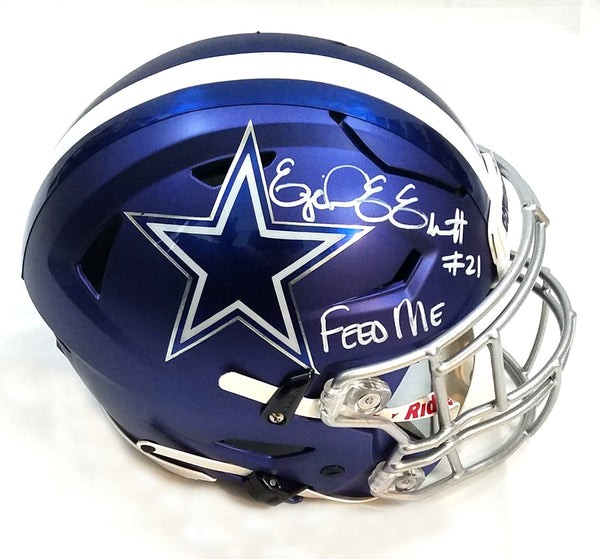 Ezekiel Elliott Autographed Dallas Cowboys Riddell Speed